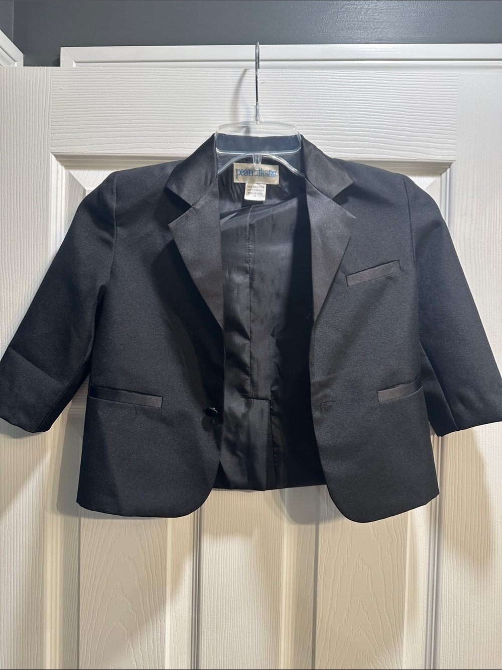 Peanut Butter Collection Black Lined Jacket - Size 4